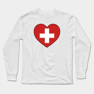 Heart - Switzerland Long Sleeve T-Shirt